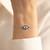 925 silver sapphire gaze bracelet for women