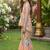 Orange and multi printed cotton festive wear kurta set