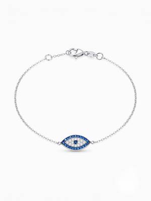 925 silver sapphire gaze bracelet for women 4
