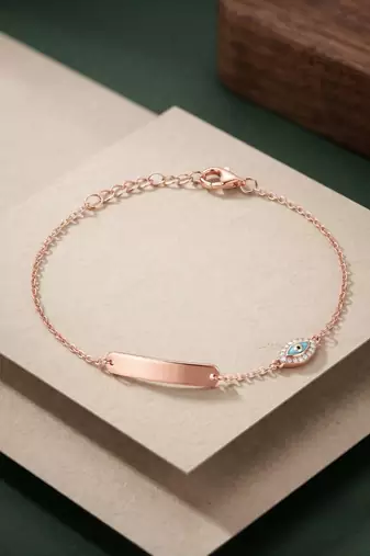 925 silver roseglow identity bracelet for women