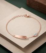 925 silver roseglow identity bracelet for women