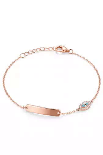925 silver roseglow identity bracelet for women
