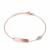 925 silver roseglow identity bracelet for women