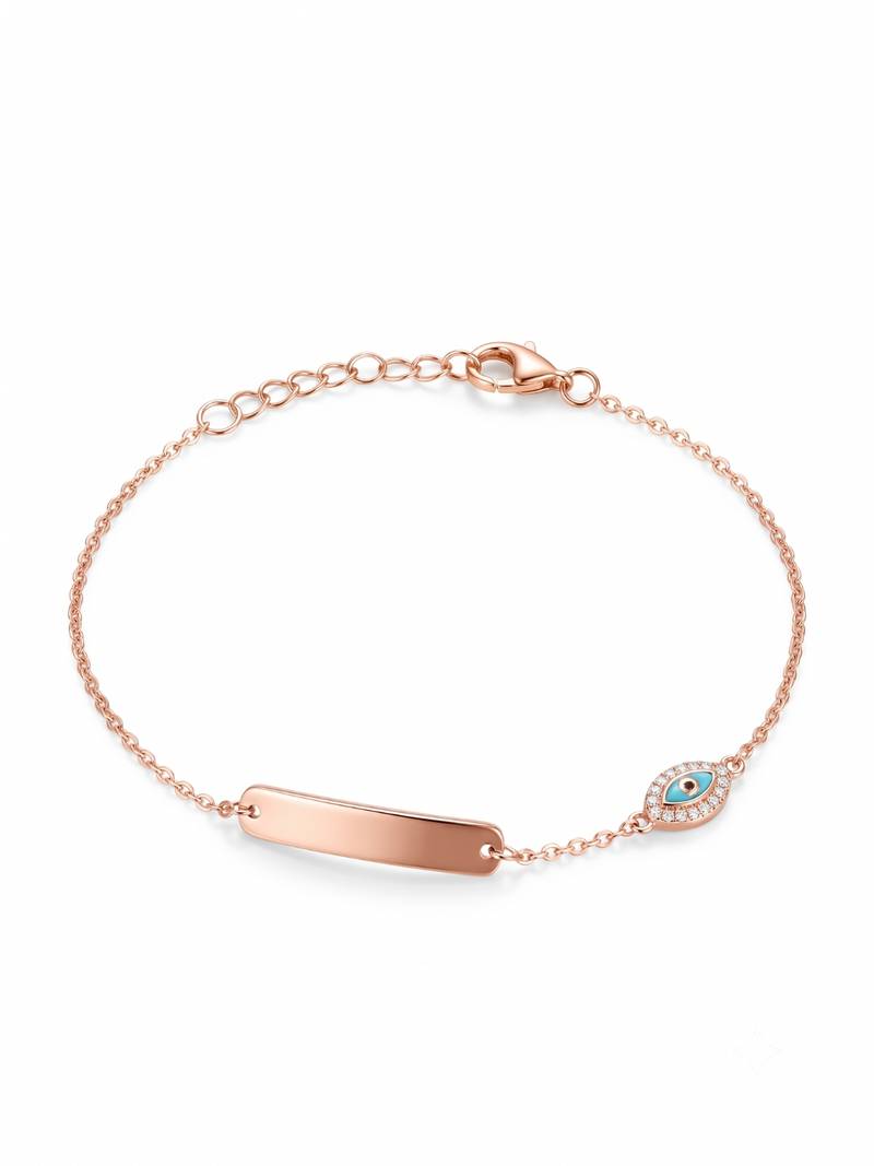 925 silver roseglow identity bracelet for women