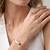 925 silver roseglow identity bracelet for women