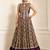 Purple Navratri Festive Chanderi Lehenga with Real Mirror Work