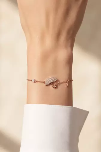 925 silver rainshield charm bracelet for women