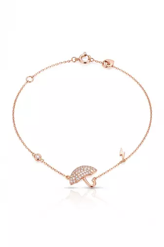 925 silver rainshield charm bracelet for women