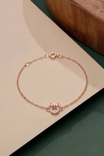 925 silver bowlight belle bracelet for women