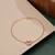 925 silver bowlight belle bracelet for women