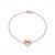925 silver bowlight belle bracelet for women