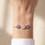925 silver sapphire medallion gaze bracelet for women