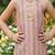 Pink and multi printed cotton festive wear kurta set