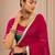 Multicolor Navratri Chinon Lehenga Set with Gotta Patti Work