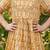 Brown and white printed cotton festive wear kurta set