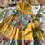 Kids yellow salsa fabric gown with viscose crepe koti featuring hand-placed position embroidery work
