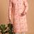 Men multicolor cotton blend digital print kurta set