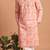 Men multicolor cotton blend digital print kurta set