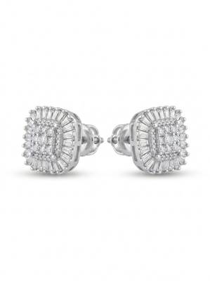 925 silver earrings celeste radiance halo stud earrings for women 5