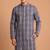 Men multicolor cotton blend digital print kurta set