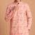 Men multicolor cotton blend digital print kurta set