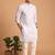 Men multivolor cotton blend digital print kurta set