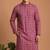 Men multicolor cotton blend digital print kurta set