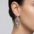 925 silver earrings celeste leaf drop earrings for women