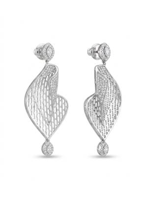 925 silver earrings celeste leaf drop earrings for women 4