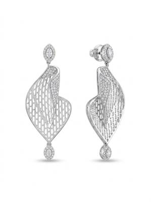 925 silver earrings celeste leaf drop earrings for women 5
