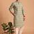 Men multicolor cotton blend digital print kurta set