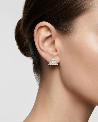 925 silver earrings trinity spark stud earrings for women 2