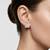 925 silver earrings trinity spark stud earrings for women
