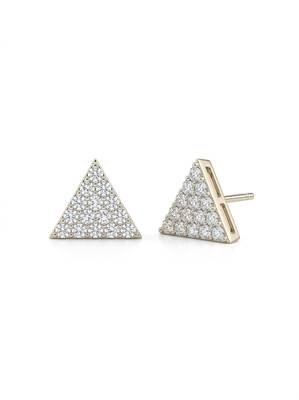 925 silver earrings trinity spark stud earrings for women 5