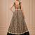 Black Navratri Chanderi Lehenga with Real Mirror Work