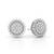 925 silver sunburst sparkle stud earrings for women