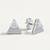 925 silver triangle sparkle stud earrings for women