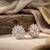 925 silver floral marquise stud earrings for women