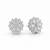 925 silver floral marquise stud earrings for women