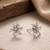 925 silver earrings bloom flower stud earrings for women