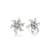 925 silver earrings bloom flower stud earrings for women