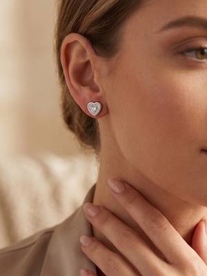 925 silver heart stud earrings for women 4