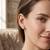 925 silver round stud earrings for women