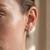 925 silver earrings round sparkle bali earrings for women
