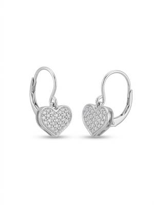925 silver earrings heart hoops earrings for women 4
