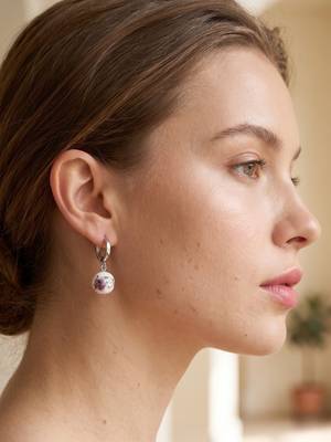 925 silver rose bloom drop earrings for women 4