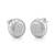 925 silver hexa spark stud earrings for women