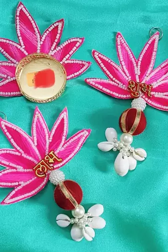 decorative handmade multicolour traditional tlight for home decor hanging (pack of 3)
