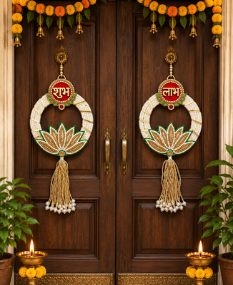 handmade hanging tassels decorative home decor (pack of 2) 2