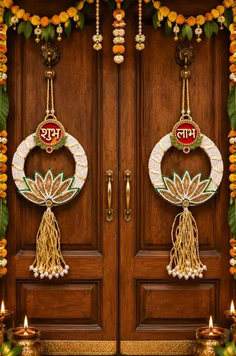 handmade hanging tassels decorative home decor (pack of 2)